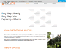Tablet Screenshot of mainlec.com